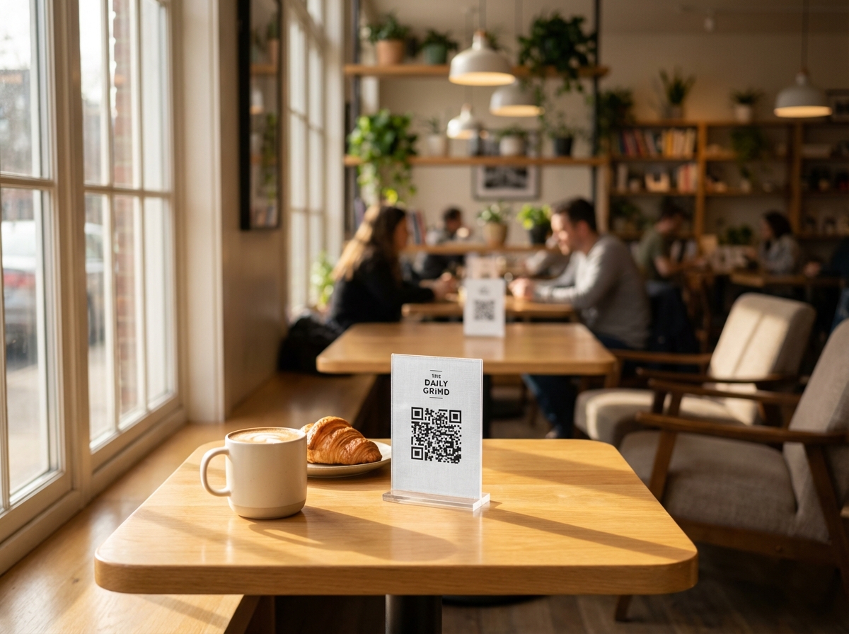 Cafe Table Menu